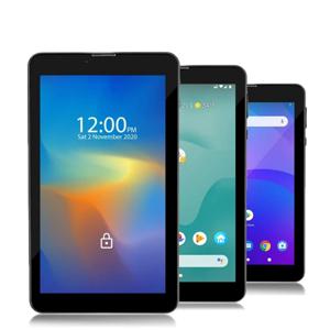 7인치 안드로이드 11 3G 전화 통화 태블릿 쿼드 코어 1GB RAM 16GB ROM 1024x600 픽셀 듀얼 카메라 2*Sim 카드 지원 GPS