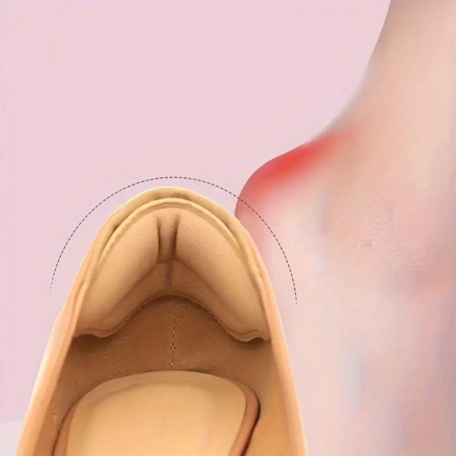 크고 큰 신발을 위한 8팩 접착식 신발 인서트 - 미끄러짐을 방지하고 핏과 편안함을 향상시키는 발뒤꿈치 보호대