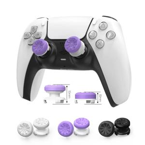 조이스틱 캡용 PS4 PS5 조이스틱 캡용 Nintendo Switch Pro 컨트롤러 볼록한 엄지 그립 세트 조이스틱 캡 썸스틱 커버