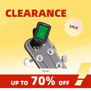 Clearance_IRIN T-400 기타 튜너 디지털 클립 온 톤 튜너 베이스 바이올린 기타 일렉트릭 우쿨렐레 유니버설 360 학위 Rotata