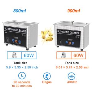 35w 60w 초음파 청소기 청소 보석 안경 치과 틀니 치아 리테이너 안경 클리너 110v 220v 초음파 목욕