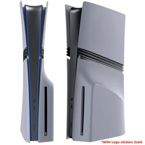 30 주년 기념 리미티드 디스크 에디션 프로 케이스, PS5 프로 그레이 교체 페이스 플레이트 쉘, 로고 스킨 포함, 30 번째 스티커