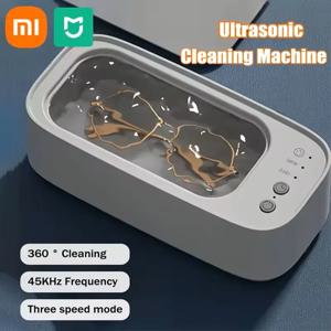 Xiaomi MIJIA 초음파 청소 기계 고주파 진동 USB 충전 배터리 360 ° 보석 안경 시계 반지 클리너
