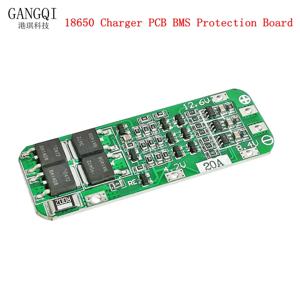 리튬 이온 배터리 18650 충전기 보호 보드, PCB BMS 셀 충전 보호 모듈, 3S 20A, 11.1V, 12V, 12.6V