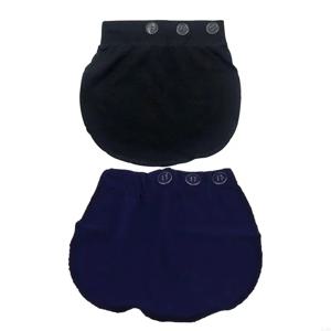 D55E 조정 가능한 탄성 바지 벨트 확장 버클 버튼 임신 임산부 공급을위한 연장 연장