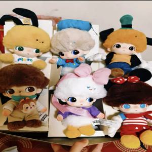 정품 오리지널 Dimoo 월드 시리즈 블라인드 박스 비닐 키 체인 가방 펜던트 서프라이즈 박스 Kawaii Dimoo 장식 생일 선물