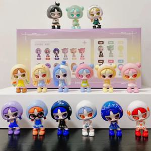 인 침묵 겨울 시리즈 V2 미니 콩 인형 블라인드 박스 세트 귀여운 그림 쌀 곡물 행운의 선물 데스크탑 장식 장난감