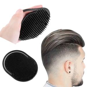 1 PCS 샴푸 빗 포켓 남자 수염 콧수염 손바닥 두피 마사지 검은 헤어 케어 여행 휴대용 브러시 스타일링 도구