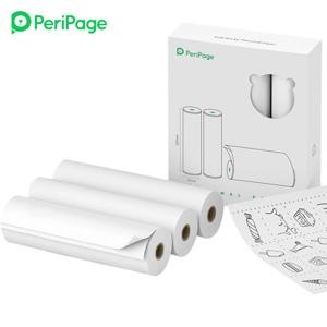 PeriPage 비접착 영수증 인쇄 용지 롤, BPA 프리, PeriPage A9 Max, A9s Max, 107mm, 3 롤