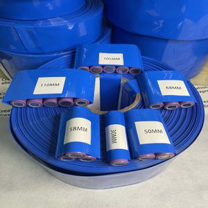30mm-150mm 너비 18650 Lipo 배터리 PVC 열 수축 튜브 수축 튜브 절연 필름 랩 리튬 케이스 케이블 슬리브