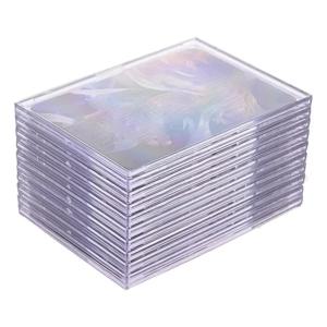 5 개/갑/팩 아크릴 트레이딩 카드 홀더 농구 스포츠 카드에 대 한 투명 컬렉션 슬리브 프레임 TCG 카드 디스플레이