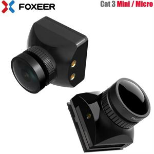 Foxeer RC FPV 레이싱 드론용 미니 고양이/마이크로 고양이 3 1200TVL 스타라이트 FPV 카메라, 저지연 저소음 FPV 카메라, 0.00001Lux
