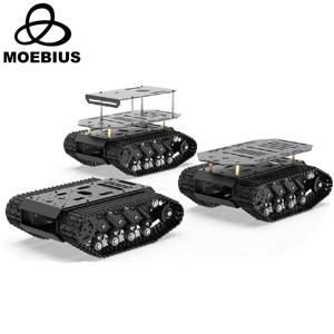 아두이노용 금속 충격 흡수 탱크 섀시, 서스펜션 로봇 코딩 모터, 지능형 자동차, 10KG 페이로드