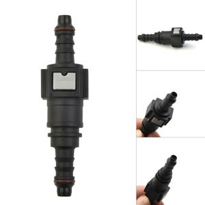 1 세트 자동차 연료 라인 커플러 호스 7.89mm/ID6 스트레이트 파이프 커플러 빠른 연결 해제 릴리스 커넥터 고무 나일론 액세서리