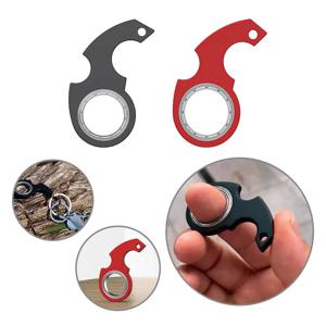 키 체인 Fidget Spinner 성인 스트레스 릴리프 Fidget 장난감 손가락 끝 회전 열쇠 고리 손가락 Fidget 링 지루함 파티 선물 완화