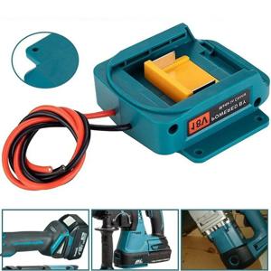 Makita 18V 배터리 용 배터리 어댑터 Rc 자동차 장난감 용 14 AWG 와이어 커넥터가있는 DIY 파워 휠 어댑터 로보틱스 Rc 트럭