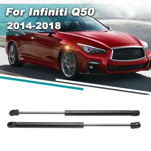 인피니티 Q50 2014-2018 용 2Pcs 자동차 앞 후드 보닛 리프트 지원 스프링 충격 흡수 가스 스트럿 6547046 A0A 65470-46A0A PM3369