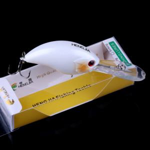 HENGJIA 13G 9CM 낚시 미끼 락 크랭크 미끼 크랭크베이트 미노우 베이스 트레블 후크 수영 하드 루어 미끼 워블러 긴 큰 혀
