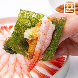 [훈훈수산] 단새우 우니(성게알) 감태 홈마카세 세트 R