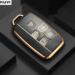 재규어 XF XJ XE XJL XF 용 랜드 로버 레인지 로버 스포츠 Evoque Freelander 용 새로운 TPU 자동차 원격 키 케이스 커버 홀더 쉘