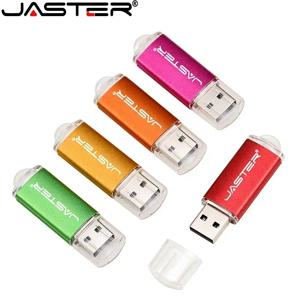 JASTER (무료 사용자 정의 로고) 128mb 4GB 8GB 16GB USB 플래시 드라이브 진한 파란색 메모리 스틱 크리 에이 티브 선물 Pendrive 플라스틱 USB 스틱 8GB