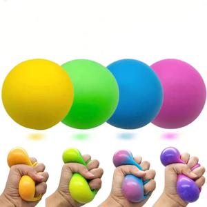천천히 상승하는 스트레스 공 어린이를위한 Fidget 장난감 성인 반죽 Squishy 공 부드러운 감각 진정 항목 교실 자폐증 ADHD