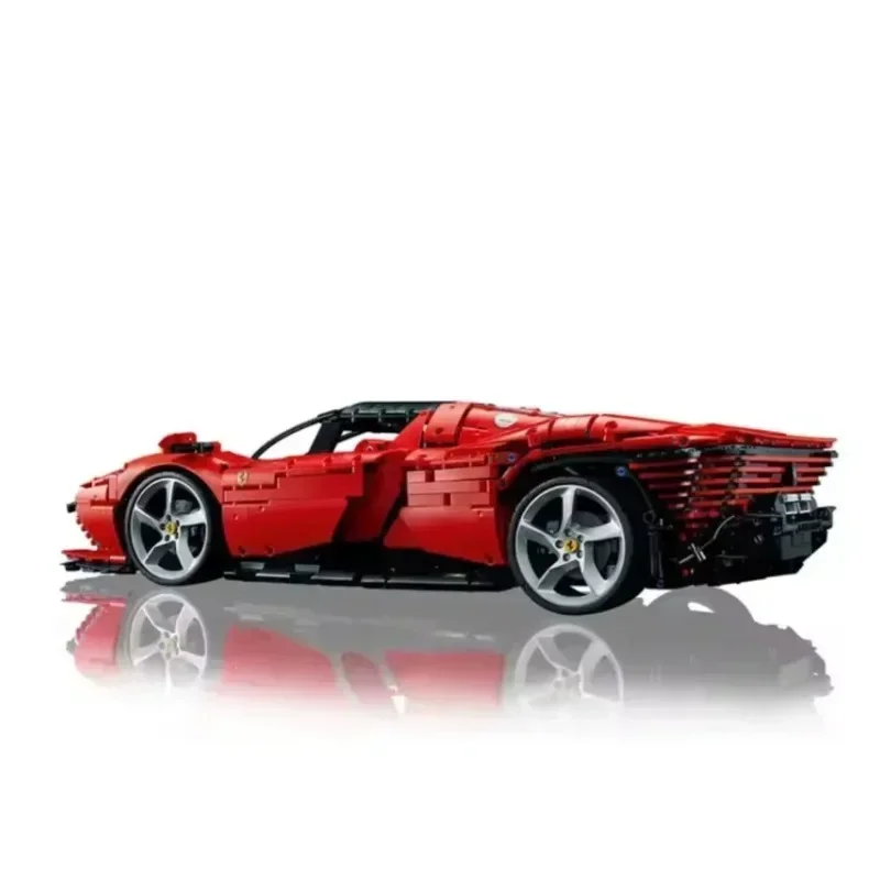 3778PCS 기술 Daytona SP3 Supercar 모델 빌딩 블록 어린이를위한 스포츠 자동차 장난감 남자 친구 생일 선물 호환