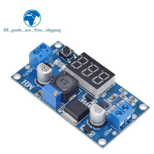 TZT LM2596 벅 3A DC-DC 전압 조절식 스텝 다운 전원 모듈, 파란색 LED 전압계