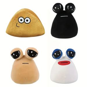 4 스타일 사랑 스럽다 뜨거운 게임 내 애완 동물 외계인 Pou 플러시 장난감 Pou 박제 동물 플러시 완벽한 선물 할로윈 장식 추수 감사절 그리스도