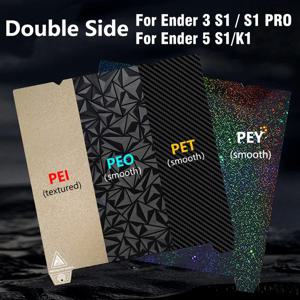 Ender 3 V3 KE 빌드 플레이트 텍스처 Pei 스프링 스틸 235x235 310x315mm Creality K1C/K1/ K1Max Ender3 V3 SE/S1Pro 용 PEO 시트