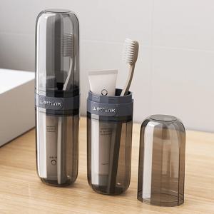 휴대용 칫솔 보관 상자, 치약 보관 상자, 세면 용품 세트, 여행 용품, 휴대용 칫솔 컵