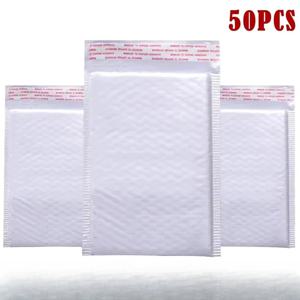 50pcs 진주 빛 필름 방수 버블 가방 포장 익스프레스 가방 흰색 폼 셀프 인감 팩 가방 ShippingbagThickened 봉투