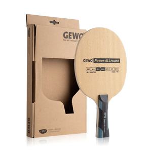 기존 GEWO POWER ALLROUND 탁구 블레이드 라켓 5 플라이 우드 컨트롤 스핀 밸런스드 탁구 배트 패들