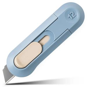 휴대용 미니 종이 커터, 고품질 아트워크 나이프, 자동 리바운드 박스 오프너, 홈 오피스 학교 용품 포켓 커터, 1 개
