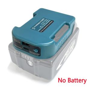 USB Type-C 배터리 홀더 고속 충전 기능이 있는 Makita 18V 리튬 이온용 업그레이드된 USB 충전기 어댑터
