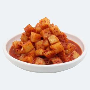 청우 맛있는 깍두기 무 김치 업소용 중국산 수입 10kg
