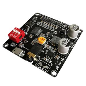 A62T-DY-HV8F 음성 재생 모듈 Arduino용 8MB 플래시 저장 MP3 플레이어가 있는 12V/24V 트리거 직렬 포트 제어 10W/20W