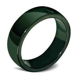 모델 3/Y/X/S용 Jasper Tesla 스마트 NFC 세라믹 링 자동차 키카드 잠금 해제, 검은색 녹색 Tesla Finger Ring