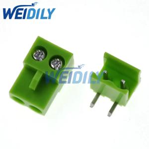 직각 HT508-2P 터미널 플러그 유형, PCB 나사 터미널 블록 커넥터 W, 300V 10A, 5.08mm 피치 커넥터, ht5.08 2 핀, 10 세트