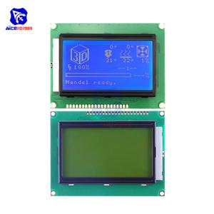 Diymore 128x64 도트 그래픽 12864 LCD 디스플레이 모듈(백라이트 포함) ST7920 Arduino Raspberry Pi STM32 3D 프린터용 IIC I2C SPI