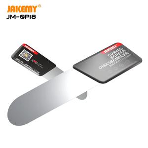 Jakemy 0.1mm 울트라 얇은 유연한 강철 pry spudger는 아이폰에 대한 카드를 분해 삼성 곡선 스크린 열기 수리 도구