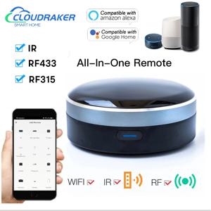 Cloudraker Tuya 스마트 적외선 RF 범용 원격 제어 스마트 홈 허브 IR 블래스터, 알렉사 구글 홈 시리 작동