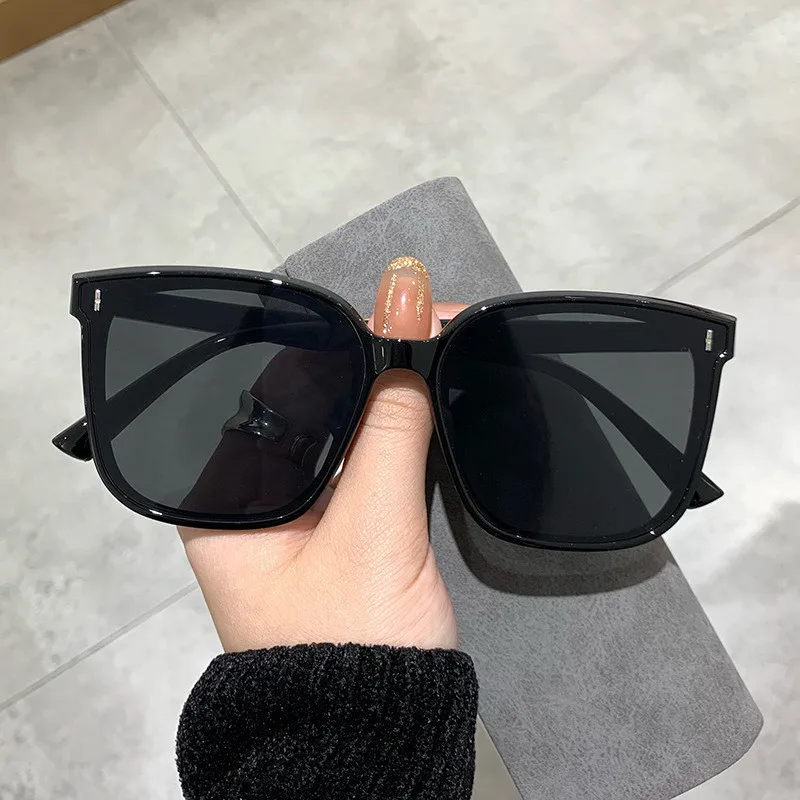 OIMG 빈티지 스퀘어 선글라스 여성 대형 선글라스 남성 레트로 블랙 선글라스 음영 고글 UV400 Oculos De Sol