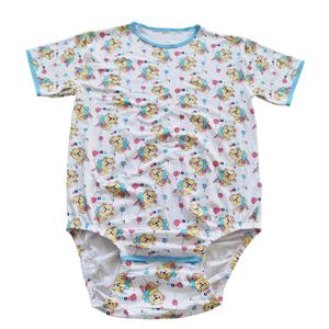 리틀 베어 스냅 가랑이 바디수트 성인 베이비 코튼 롬퍼 시시 ABDL 기저귀 Onesie