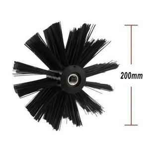 파이프 브러시 굴뚝 브러시 건조기 배수 막대 용 벽난로 스토브 200mm 청소 브러시 ​​청소 벽난로 파이프 굴뚝