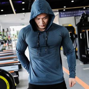 남성용 피트니스 운동복, 러닝 스포츠 후드, 체육관 조거, 후드 야외 운동 셔츠, 상의 의류, 근육 트레이닝 맨투맨