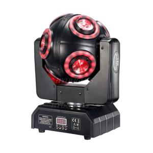 헤일로 RGB 3in1축구 조명 360을 갖춘 LED 무빙 헤드 8x15W RGBW 4in1 °   무한 회전 빔 스트로브 Dj Bar DMX 512 무대 효과