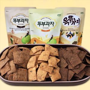 쿠키아 두부과자 두부칩 두부스낵 뚜부과자 간식 50g*6봉