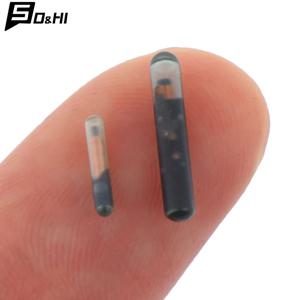 마이크로칩 동물 RFID 태그, EM4305 칩 포함, 물고기 개 고양이 식별용, ISO11784/5 FDX-B, 125kHz, 134.2kHz, 2.12*12mm, 1.25*7mm