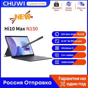 CHUWI 2025 Hi10 Max N150 12.96 인치 터치 2 in 1 노트북 태블릿 인텔 12GB DDR5 512GB SSD Windows 11 3K IPS 스크린 태블릿 Pc